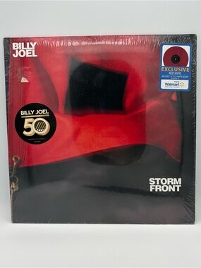 BILLY JOEL - STORM FRONT LP Walmart Exclusive Red Vinyl 50th Anniversary Sealed